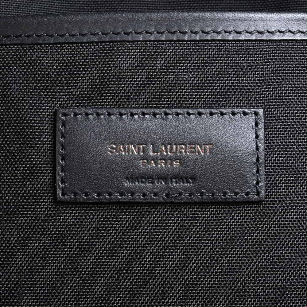 Saint Laurent Nylon Backpack Rucksack Black - Picture 5 of 7